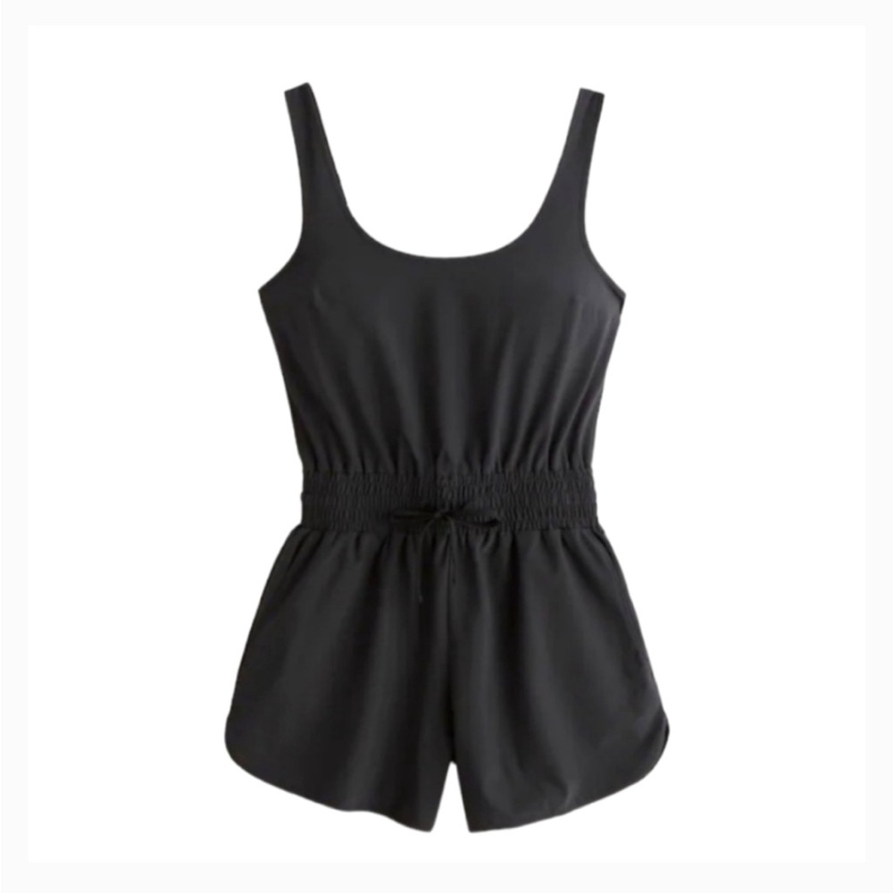 Abercrombie & Fitch Traveler Romper - S Tall, Black